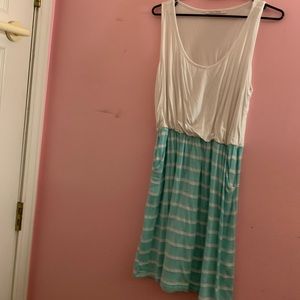 Turquoise Above the Knee Dress